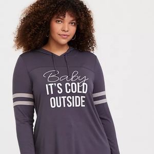TORRID, size 3 - Super Soft Baby It's Cold Outside Hoodie